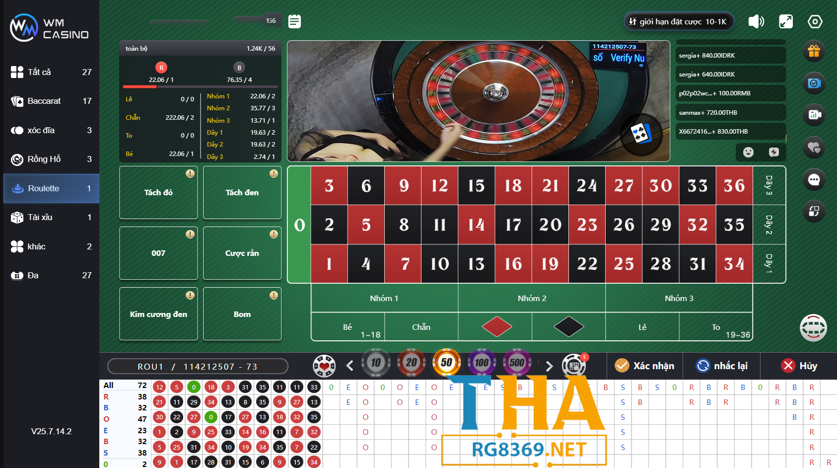 WM CASINO 4 WMcasino - Roulette - thabet link giới thiệu sảnh wm Roulette