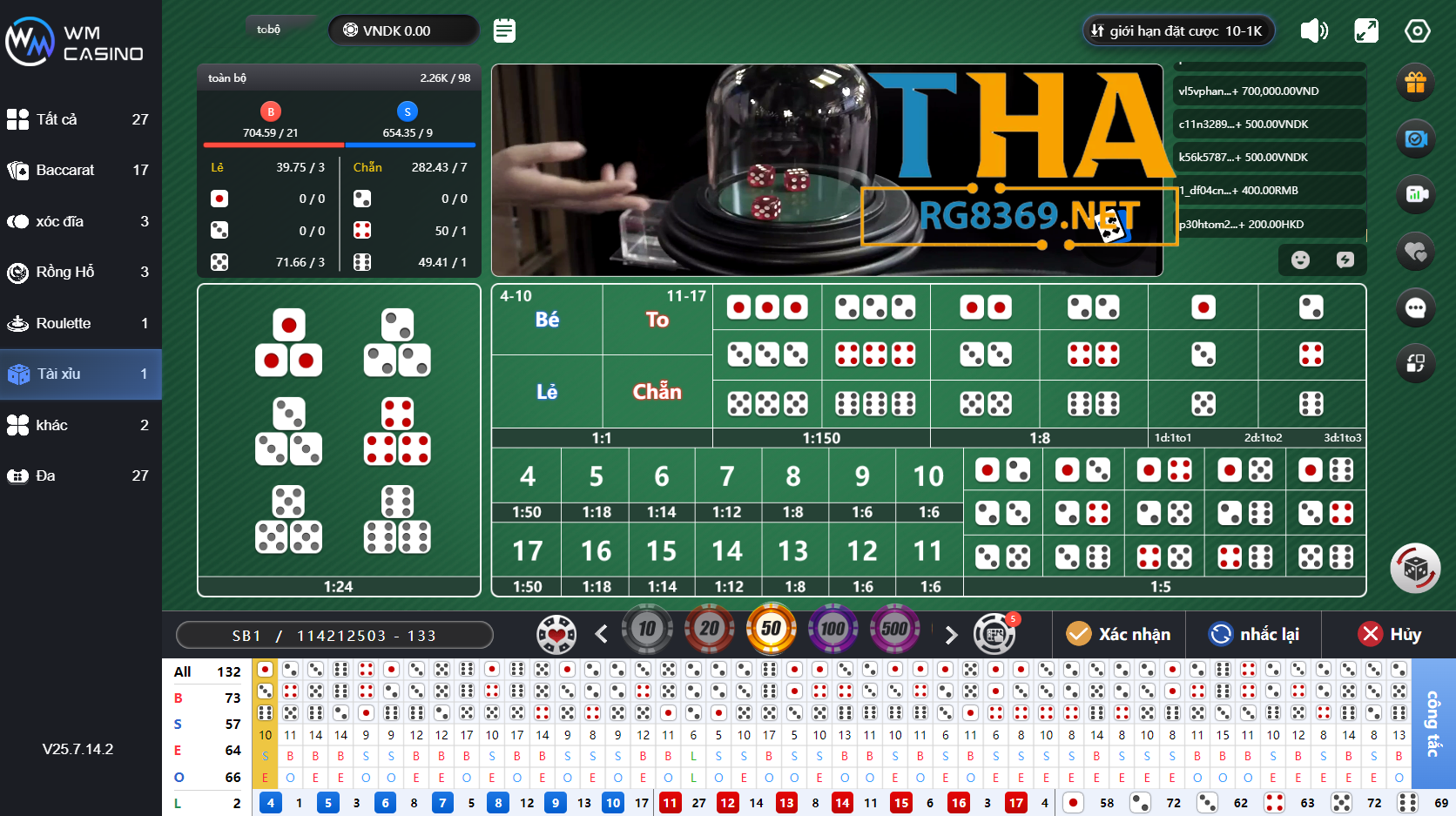 WM CASINO 5 WMcasino - sicbo tai xiu - thabet link giới thiệu sảnh wm sicbo